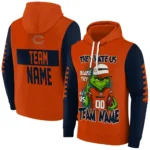 Chicago Bears Hoodie Custom Grinch Fierce Blue Best Selling