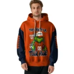 Chicago Bears Hoodie Custom Grinch Fierce Blue Best Selling
