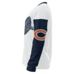 Chicago Bears Sweater Custom Heart Sketch Blue White Best Selling