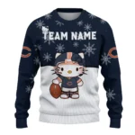 Chicago Bears Sweater Custom Hello Kitty Blue Best Selling