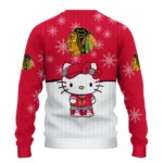 Chicago Blackhawks Sweater Custom Hello Kitty Red Best Selling
