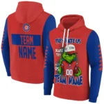 Chicago Cubs Hoodie Customized Grinch Fierce Blue Best Selling