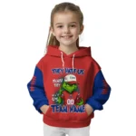 Chicago Cubs Hoodie Customized Grinch Fierce Blue Best Selling