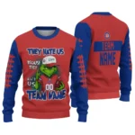 Chicago Cubs Sweater Custom Grinch Fierce Blue Best Selling