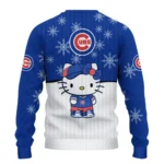 Chicago Cubs Sweater Customized Hello Kitty Blue Best Selling