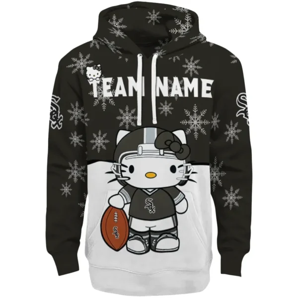 Chicago White Sox Hoodie Custom Hello Kitty Black Best Selling
