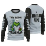 Chicago White Sox Sweater Customized Grinch Fierce Black Best Selling