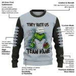 Chicago White Sox Sweater Customized Grinch Fierce Black Best Selling
