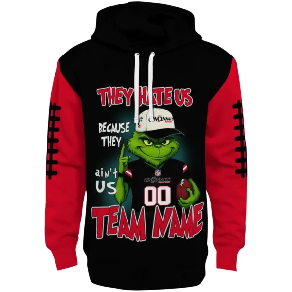 Cincinnati Bearcats Hoodie Customized Grinch Fierce Red Best Selling