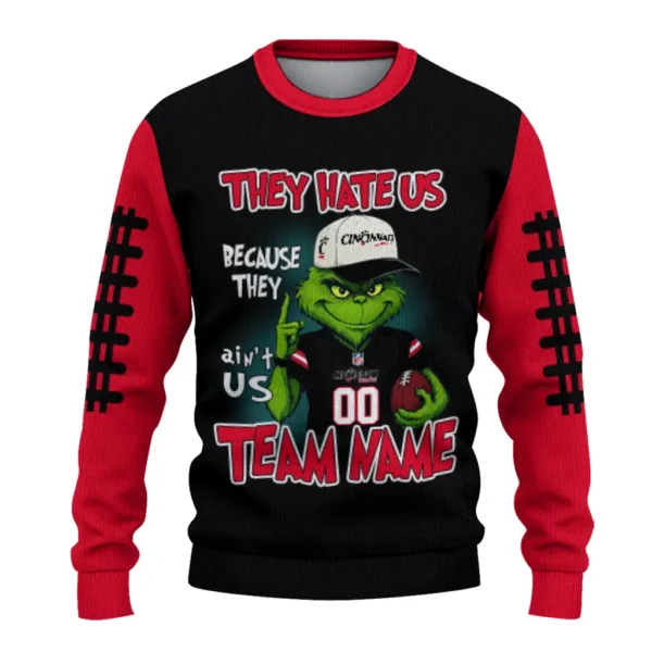Cincinnati Bearcats Sweater Custom Grinch Fierce Red Best Selling
