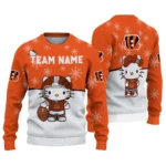 Cincinnati Bengals Sweater Customized Hello Kitty Orange Best Selling
