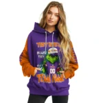 Clemson Tigers Hoodie Personalized Grinch Fierce Orange Best Selling