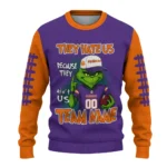 Clemson Tigers Sweater Customized Grinch Fierce Orange Best Selling