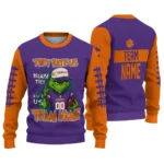 Clemson Tigers Sweater Customized Grinch Fierce Orange Best Selling