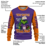 Clemson Tigers Sweater Customized Grinch Fierce Orange Best Selling