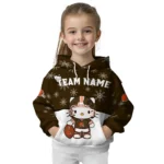 Cleveland Browns Hoodie Custom Hello Kitty Brown Best Selling