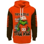 Cleveland Browns Hoodie Personalized Grinch Fierce Brown Best Selling