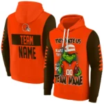 Cleveland Browns Hoodie Personalized Grinch Fierce Brown Best Selling
