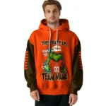 Cleveland Browns Hoodie Personalized Grinch Fierce Brown Best Selling