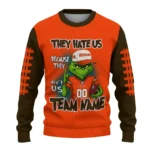 Cleveland Browns Sweater Customized Grinch Fierce Brown Best Selling
