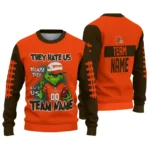 Cleveland Browns Sweater Customized Grinch Fierce Brown Best Selling