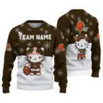 Cleveland Browns Sweater Personalized Hello Kitty Brown Best Selling