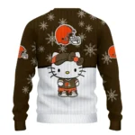Cleveland Browns Sweater Personalized Hello Kitty Brown Best Selling