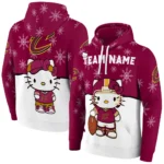 Cleveland Cavaliers Hoodie Custom Hello Kitty Wine Best Selling