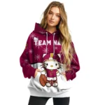 Cleveland Cavaliers Hoodie Custom Hello Kitty Wine Best Selling