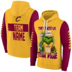 Cleveland Cavaliers Hoodie Personalized Grinch Fierce Wine Best Selling