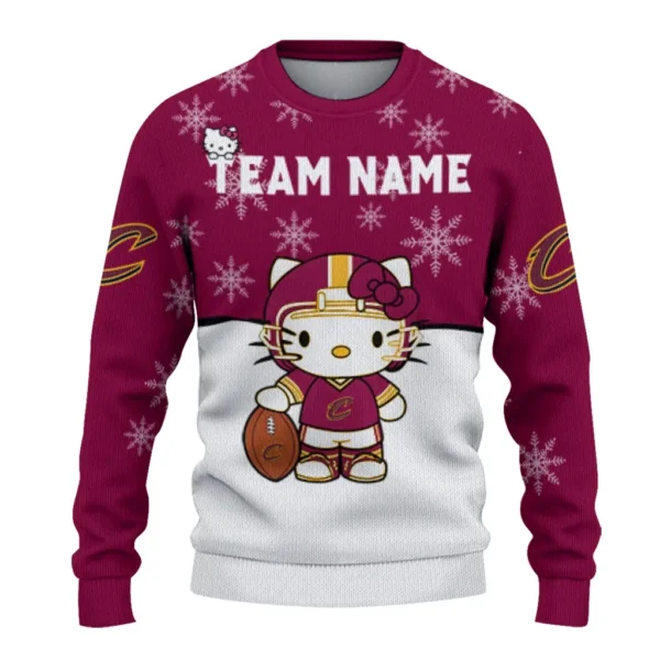 Cleveland Cavaliers Sweater Personalized Hello Kitty Wine Best Selling