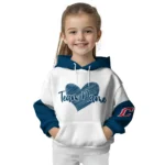 Cleveland Guardians Hoodie Custom Scribble Heart Navy Blue White Best Selling
