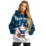 Cleveland Guardians Hoodie Personalized Hello Kitty Navy Blue Best Selling