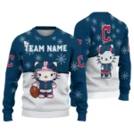 Cleveland Guardians Sweater Customized Hello Kitty Navy Blue Best Selling