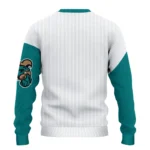 Coastal Carolina Chanticleers Sweater Custom Heart Sketch Green White Best Selling