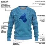 Coastal Carolina Chanticleers Sweater Customized Tiger Pattern Best Selling