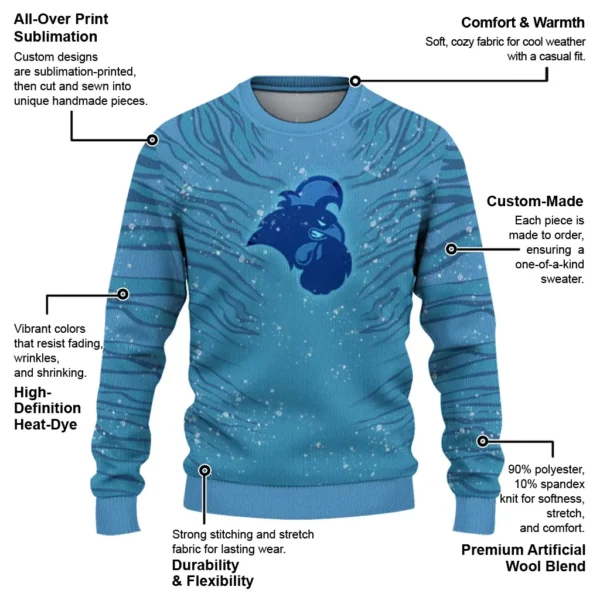 Coastal Carolina Chanticleers Sweater Customized Tiger Pattern New Arrival