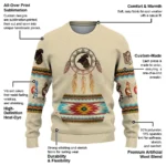 Coastal Carolina Chanticleers Sweater Personalized Dreamcatcher Feathers Best Selling