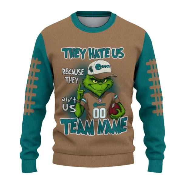 Coastal Carolina Chanticleers Sweater Personalized Grinch Fierce Green Best Selling