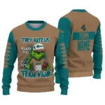 Coastal Carolina Chanticleers Sweater Personalized Grinch Fierce Green Best Selling