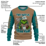 Coastal Carolina Chanticleers Sweater Personalized Grinch Fierce Green Best Selling