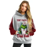 Colgate Raiders Hoodie Customized Grinch Fierce Maroon Best Selling