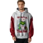 Colgate Raiders Hoodie Customized Grinch Fierce Maroon Best Selling