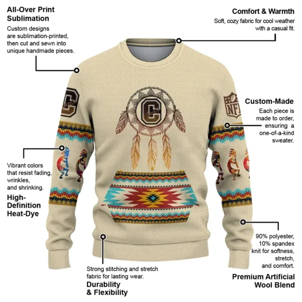 Colgate Raiders Sweater Custom Dreamcatcher Feathers New Arrival