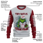 Colgate Raiders Sweater Custom Grinch Fierce Maroon Best Selling