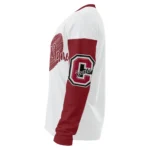 Colgate Raiders Sweater Customized Heart Sketch Maroon White Best Selling