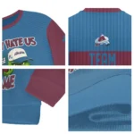 Colorado Avalanche Sweater Custom Grinch Fierce Burgundy Best Selling