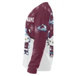 Colorado Avalanche Sweater Customized Hello Kitty Burgundy Best Selling