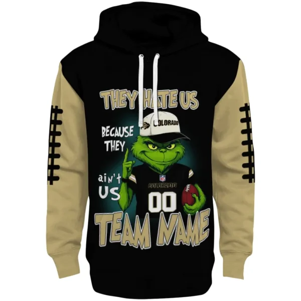Colorado Buffaloes Hoodie Personalized Grinch Fierce Gold Best Selling