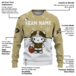 Colorado Buffaloes Sweater Personalized Hello Kitty Gold Best Selling